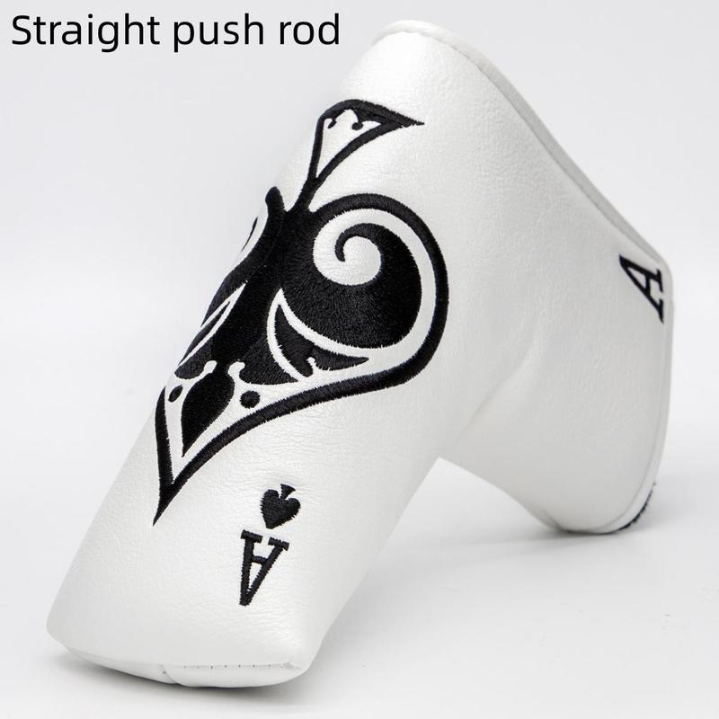 Golf Club Headcover, Spade A for Driver Fairway Hybrid Wood Head Covers, Blade Putter Mallet Putter Covers for Golf Clubs, Iron Clubs Headcover, Golf Accessories 2024