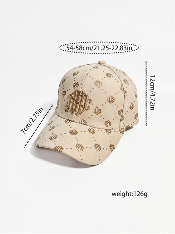 Letter Embroidery Baseball Cap, Casual Outdoor Sports Hat for Men & Women, Fashion Accessories for Daily Wear