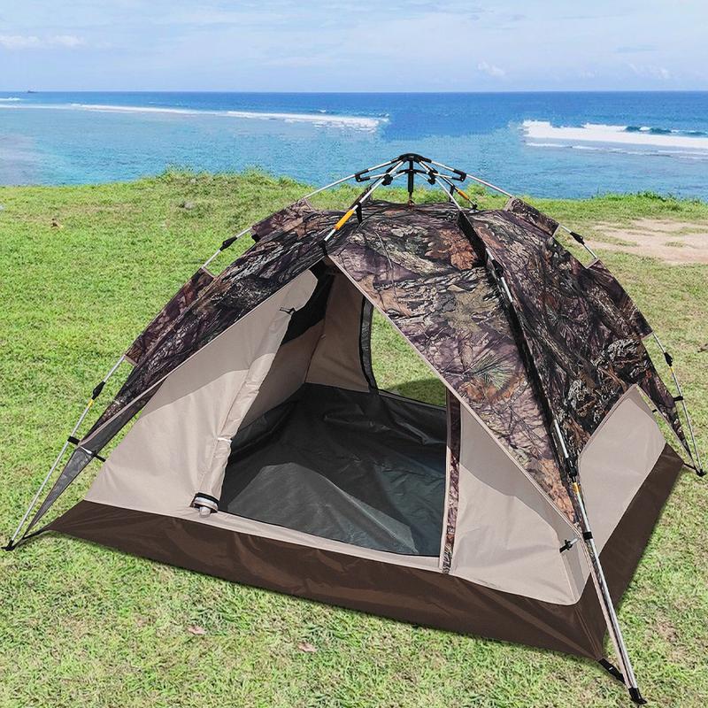 Camping Tent Waterproof Anti-UV Portable Spring Summer Outdoor Activities Beach Hiking Fishing Canopy for Adults Kids