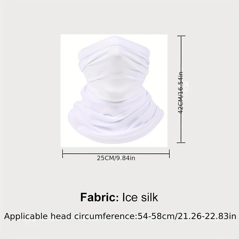 Neck Gaiter Face Mask Sun Protection Face Cover, Breathable Ice Silk Face Mask for Men Women, Cycling Face Mask Scarf, Neckwear for Outdoor Activities, Women Men Gifts