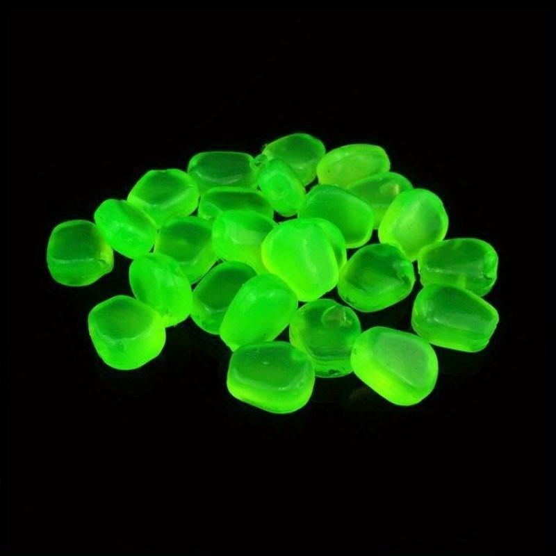 20pcs Glow-in-the-Dark Corn Kernel Fishing Lures - Soft PVC Bait for Bass, Trout