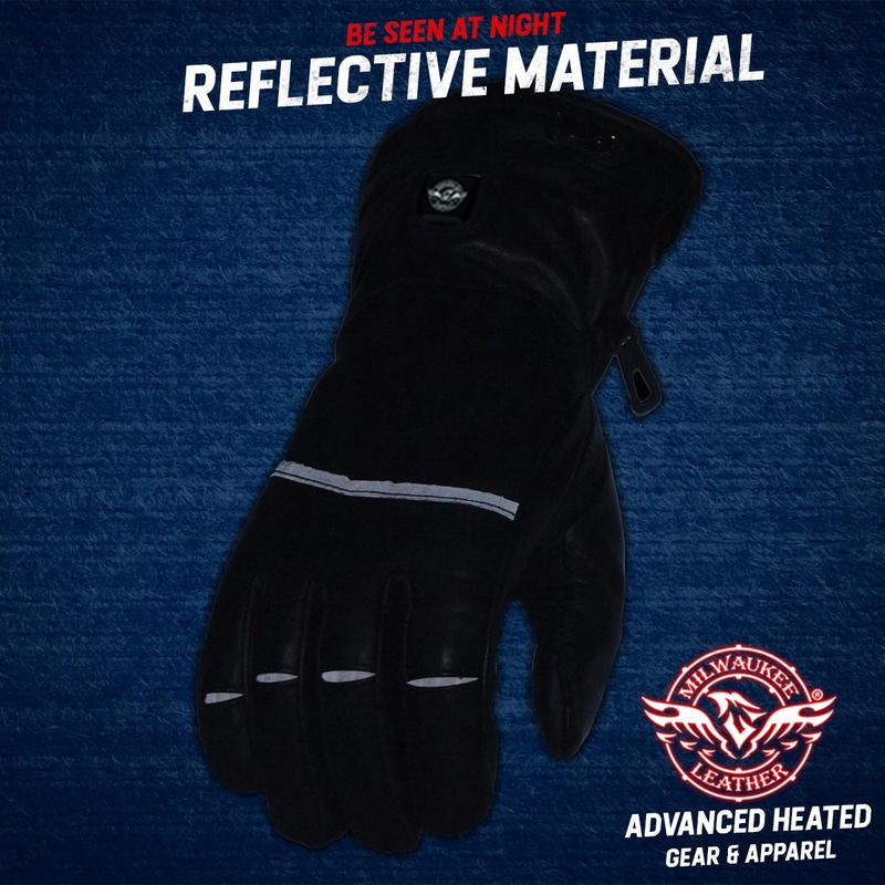 Milwaukee Leather Heated Winter Gloves for Motorcycle Ski Hunting Outdoors w  Battery Pack and i-Touch