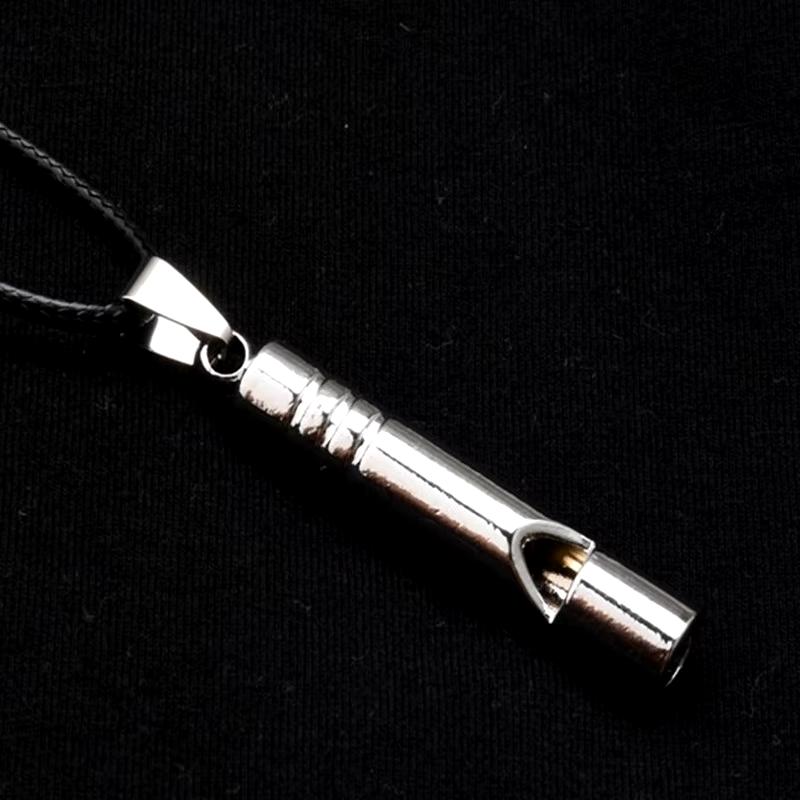 Titanium Emergency Whistle Loud Portable Keychain Necklace Whistle EDC Keyring for Emergency Survival Outdoor Hiking Camping Does not apply