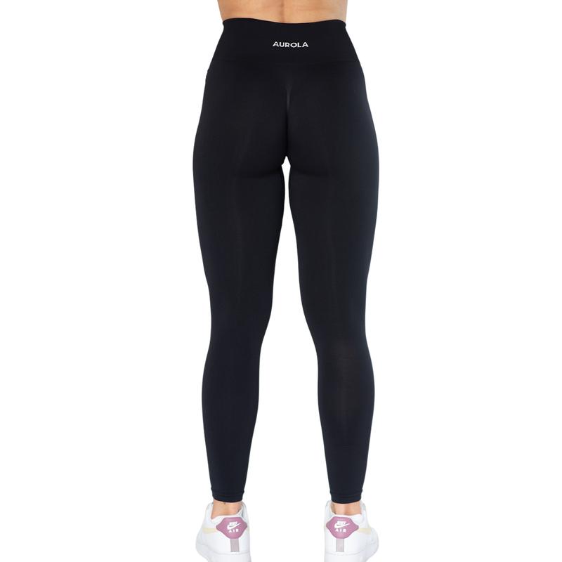 AUROLA  2 Pieces Set Dream Collection Workout Leggings for Women High Waist Seamless Scrunch Athletic Running Gym Fitness Active Pants activewear outdoor