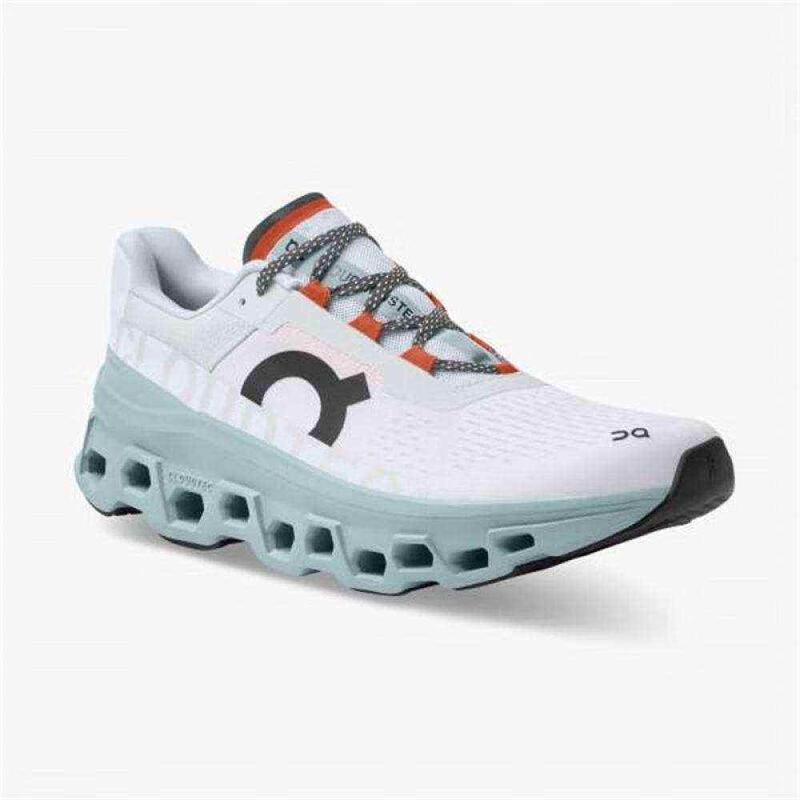 On Running Cloudmonster Unisex Low-top Running Shoes White Black