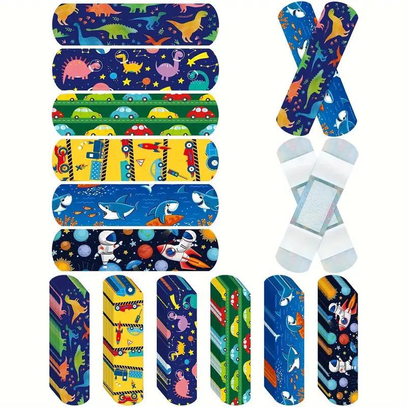 Cartoon Pattern Sports Bandage, 60pcs set Waterproof Self-adhesive Breathable Bandages, Cute Bandage for Outdoor Sports