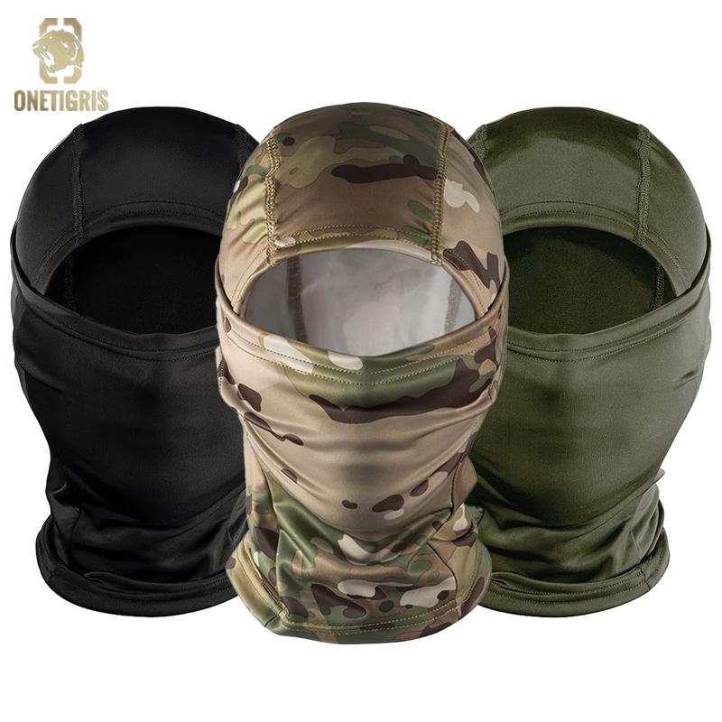 ONETIGRIS Balaclava Face Mask for Men, Women's Full Head Wrap Cooling Neck Gaiter Hood for Outdoors Hiking