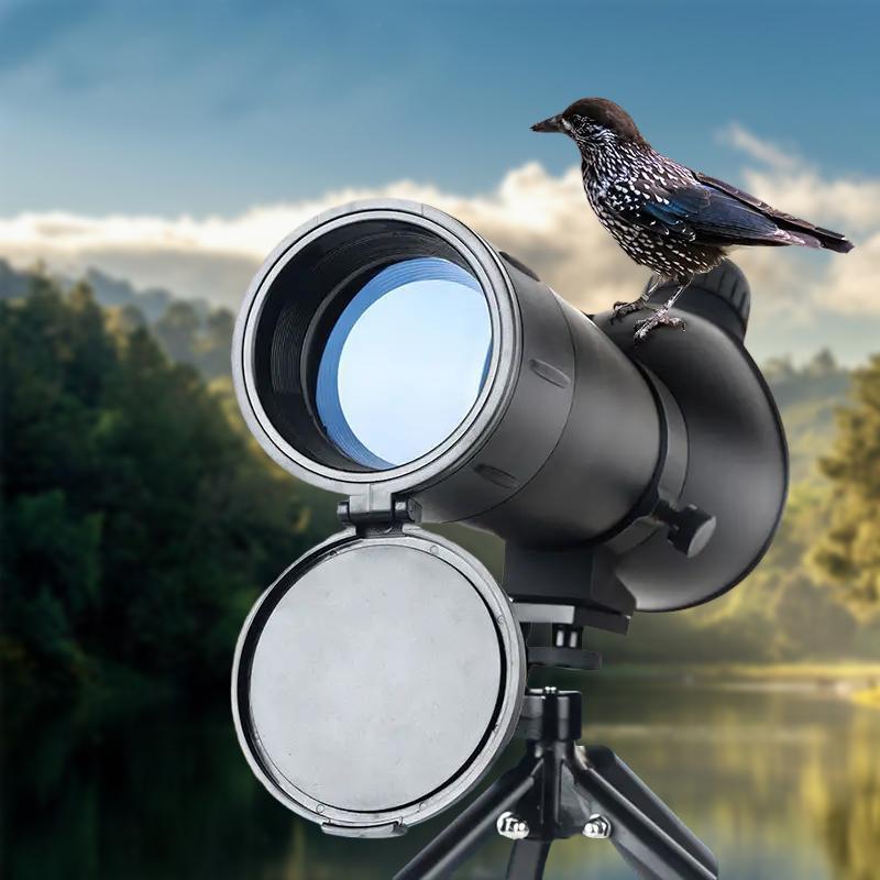 Magnification Telescope, 1 Count Portable Folding Monocular Telescope, Outdoor Camping Telescope for Bird Watching, Travel, Landscape Observation