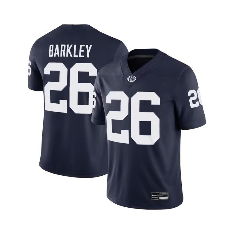 Saquonn Barkleyy Penn State Nittany Lionss Alumni Game Jersey - Navy Football Player Jersey - Shedeur Sanders, College Football Apparel , gift for him