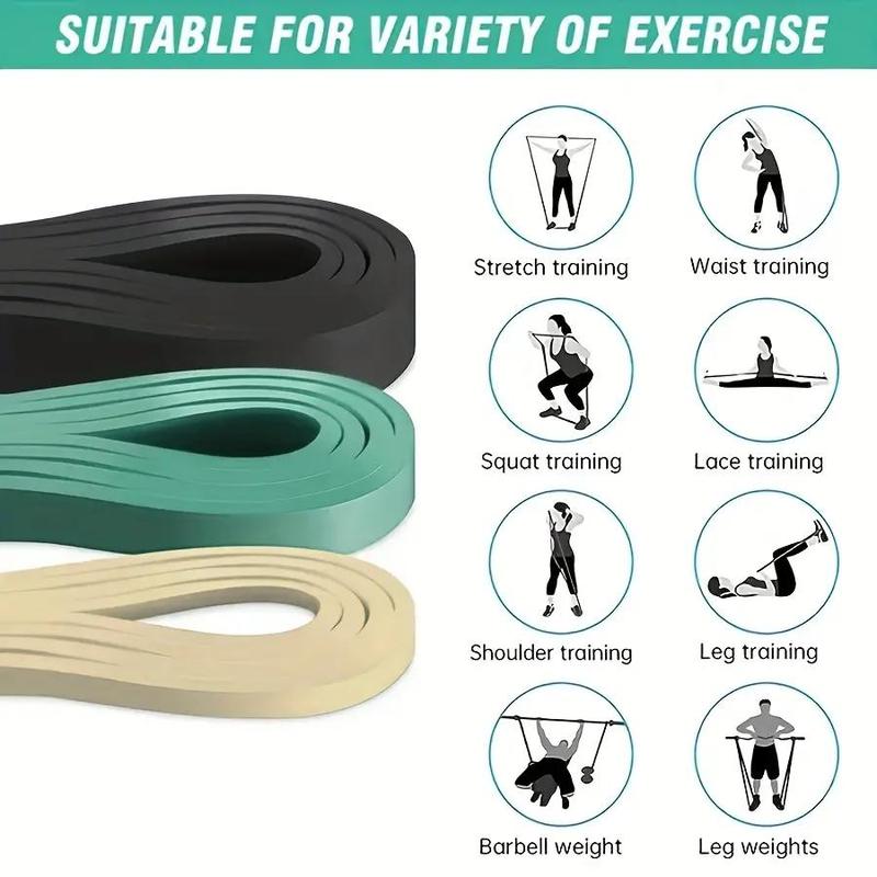 Random Color Sports Resistance Band, 1 Count Multi-purpose Training Elastic Band, Resistance Band for Slimming Bodybuilding Training, Gymtok