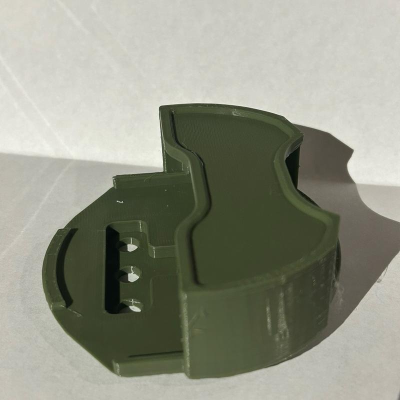 Zyn Holsters. Universal mount for most holster clips. Clip included for for belts and molle