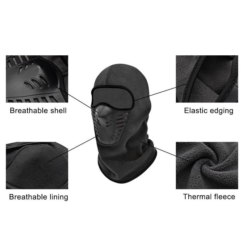 Motorcycle Riding Balaclava Face Mask, 1 Count Windproof Warm Outdoor Multi-purpose Ski Face Mask, Face Protector for Outdoor Cycling Skiing Hiking