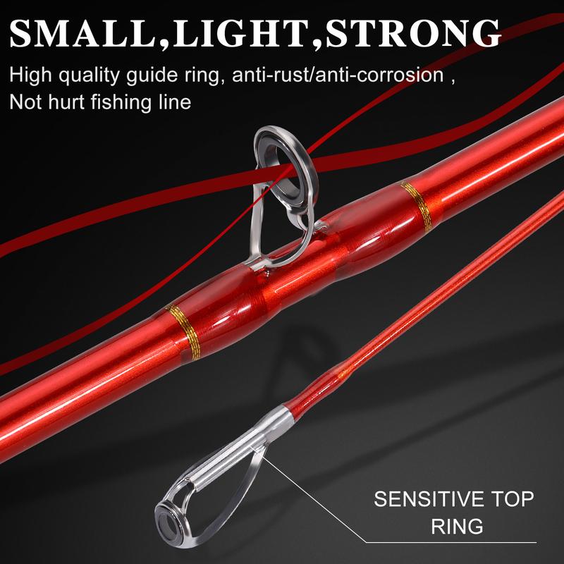 Sougayilang Fishing Rod and Reel Combo, 2-Piece  Fishing Pole with Baitcasting Reel Set, Baitcaster Combo，Father's Day Gifts, Outdoor fishing supplies