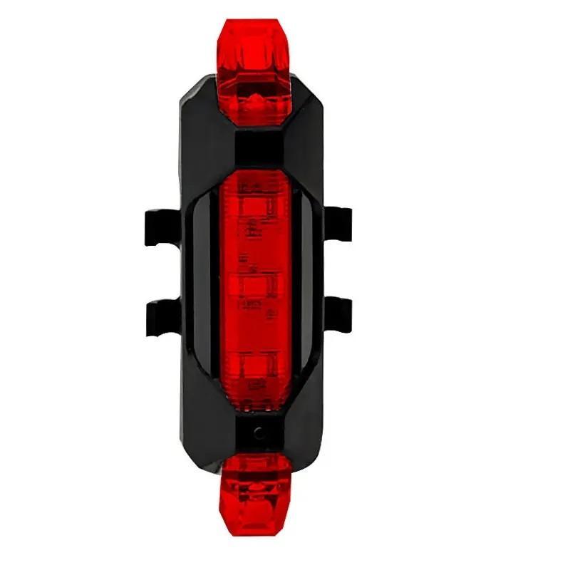 USB Rechargeable Bicycle Rear Light, 4 Modes Bicycle Tail Light, Bicycle Safety Warning Light, Cycling Accessories for Mountain Bike & Road Bike