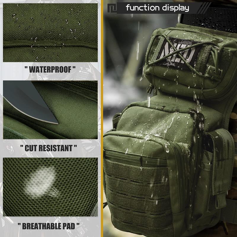 Drop Leg Bag for Men Women Tactical Thigh Pack Pouch Multifunctional Tactical Package Outdoor Hiking Thigh Bag