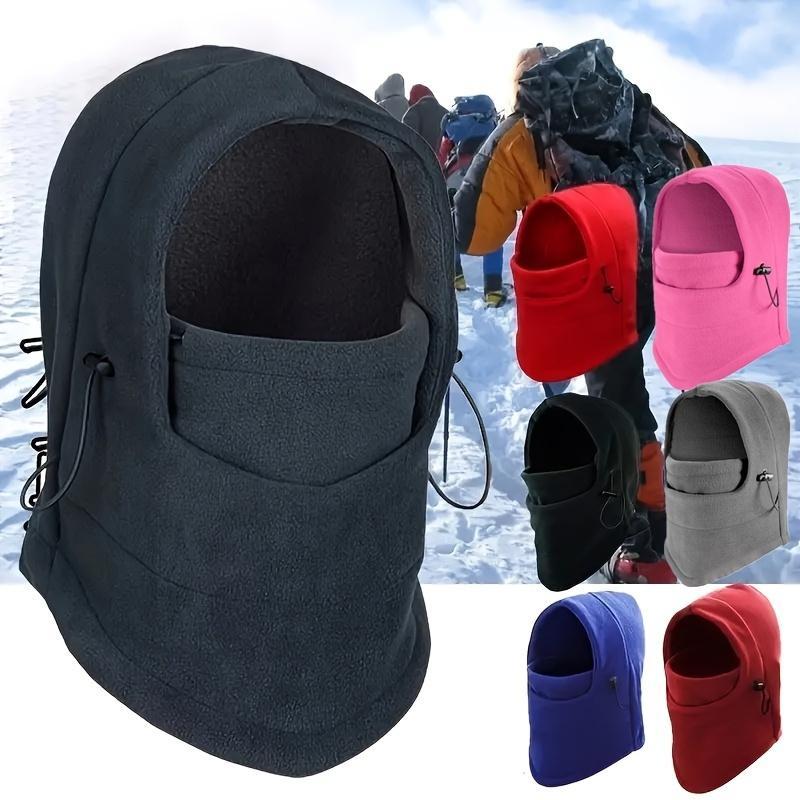 Winter Cycling Face Mask, Comfortable Balaclava Hat for Outdoor Sports, Skiing, Motorcycle, Hiking, Cold Weather Gear for Men & Women, Christmas Gift