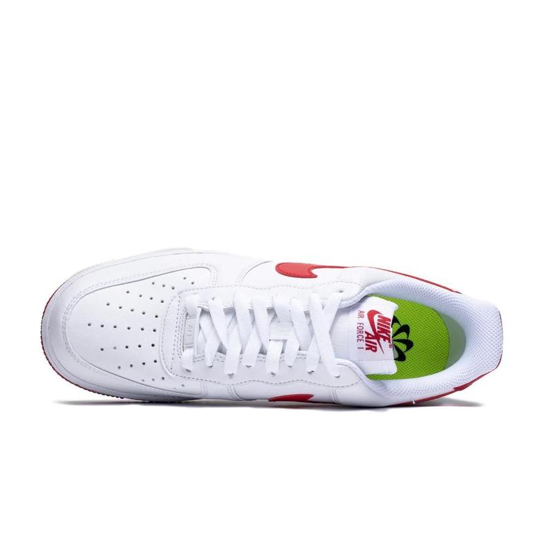 Women's Nike Air Force 1 '07 NN White Gym Red-White-Volt (DV3808 105)