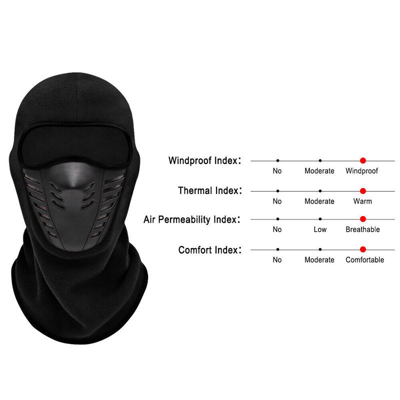 Motorcycle Riding Balaclava Face Mask, 1 Count Windproof Warm Outdoor Multi-purpose Ski Face Mask, Face Protector for Outdoor Cycling Skiing Hiking