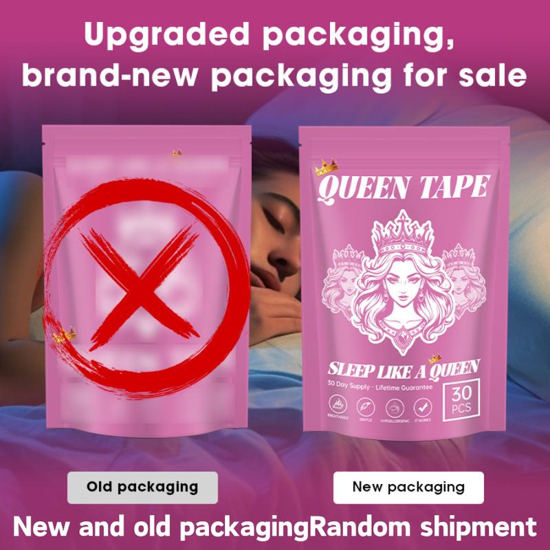 Queen Mouth Tape, for sleep one month supply, mouth tape, pink, gentle, adhesion, 30 Strips, sports accessories,