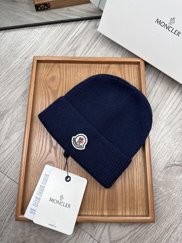 Moncler Fashion Autumn Winter Warm Beanie Hats Embroidery Cotton Caps Men Women Knitted Hip Hop Hats