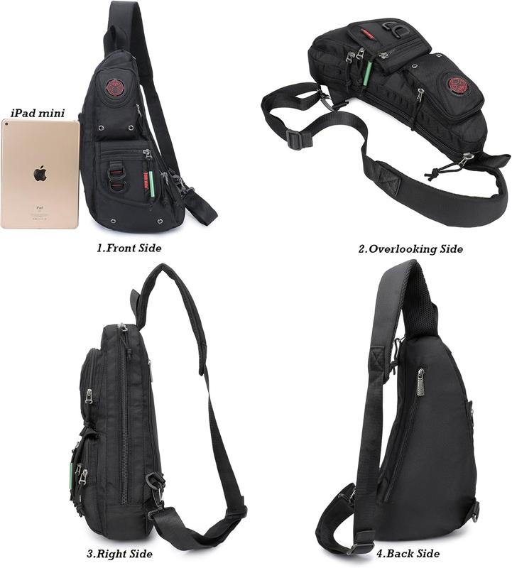 Sling Backpacks, Sling Chest Bag Shoulder Crossbody Bags for Men Women Outdoor Travel