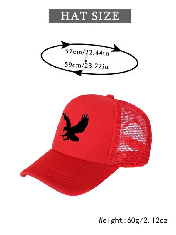 Eagle Wings Pattern Baseball Cap, Casual Outdoor Sports Hat for Men & Women, Adjustable Sun Protection Golf Hat for Daily Wear