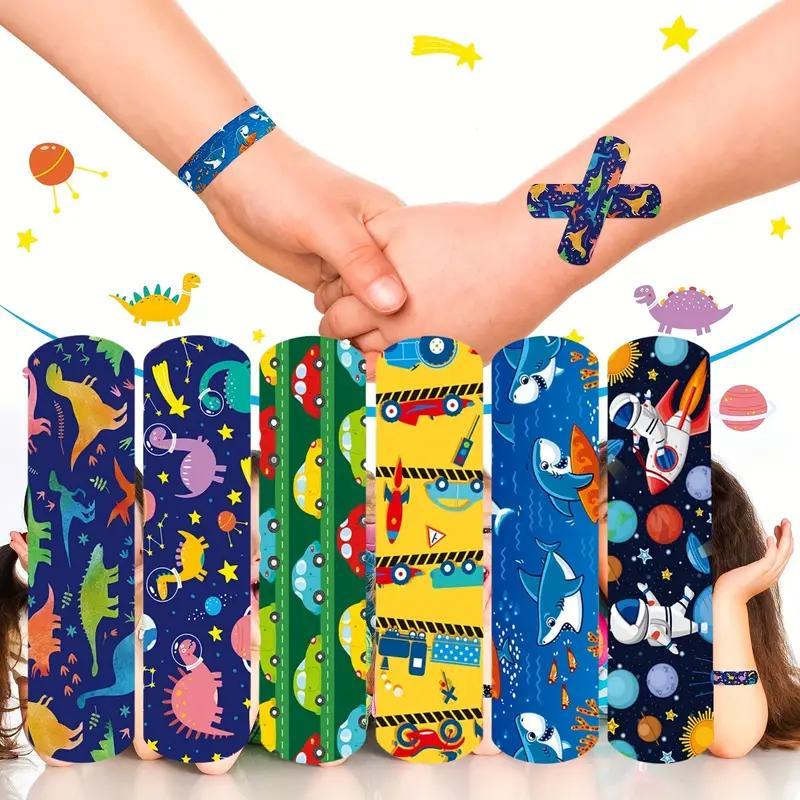 Cartoon Pattern Sports Bandage, 60pcs set Waterproof Self-adhesive Breathable Bandages, Cute Bandage for Outdoor Sports