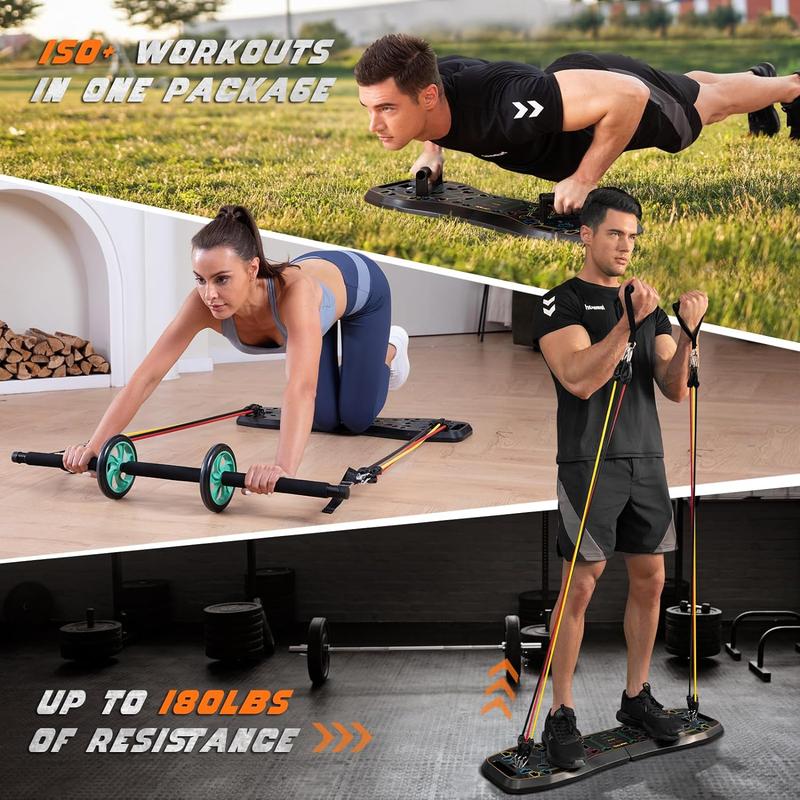 LALAHIGH Portable Home Gym System: Burn Fat and Build Muscle with This All-in-One Fitness Tool! Compact, portable, and effective, it’s the perfect solution for those who want to work out at home and see fast, lasting results.