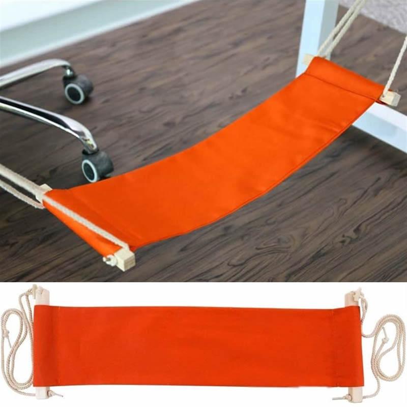 Portable Under Desk Foot Hammock, Adjustable Under Desk Hanging Hammock with Rope, Multifunctional Hanging Hammock for Home Office Garden Camping