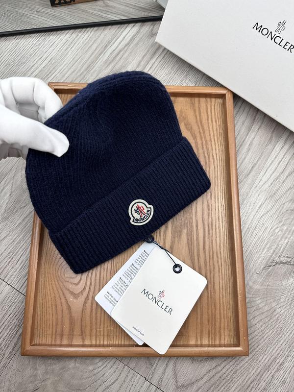 Moncler Fashion Autumn Winter Warm Beanie Hats Embroidery Cotton Caps Men Women Knitted Hip Hop Hats