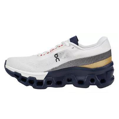 On Women's Cloudmonster 2 Running Shoes - White Midnight