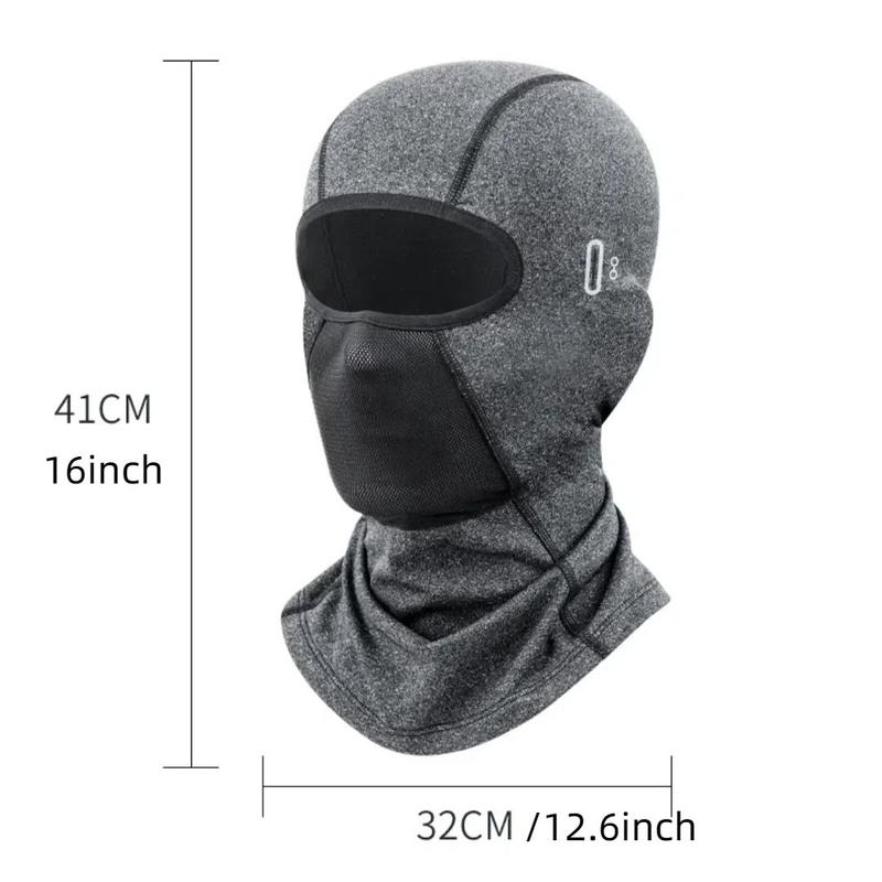 Windproof Fleece Balaclava, 1 Count Winter Sports Face Mask, Outdoor Sports Face Cover for Men & Women, Stay Warm and Protected from Wind and Cold