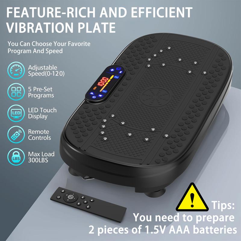 Vibration Plate Fitness Platform Exercise Machine Vibrating Shaking Full Body Shaker Workout Vibrate Stand Shake Board Sport Gym for Fitness Machine