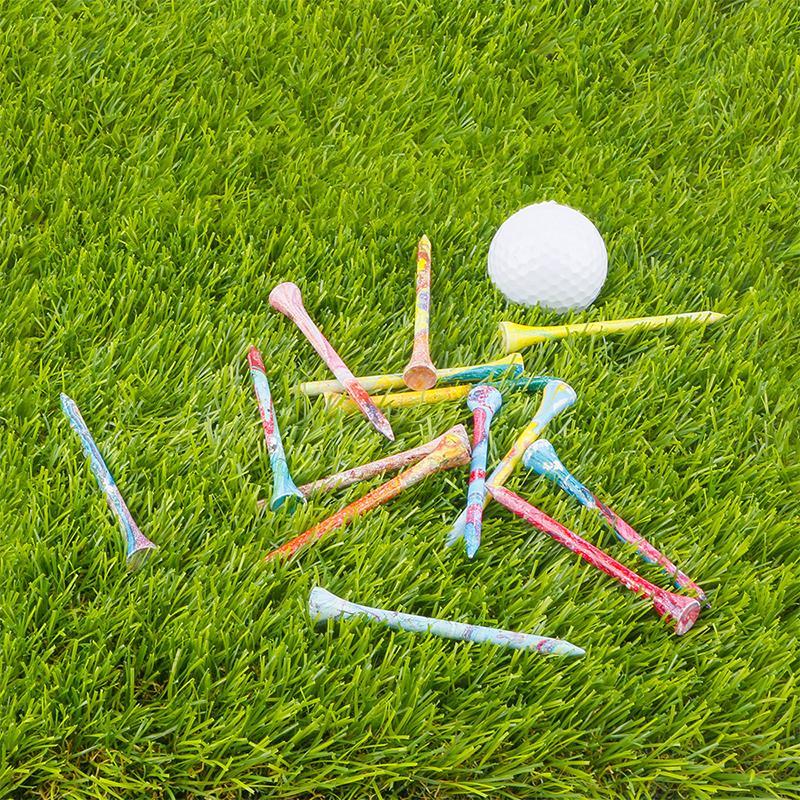 Random Color Golf Tee, 1 Set Colorful Golf Ball Nail, Golf Training Equipment, Golf Accessories for Outdoor Sports