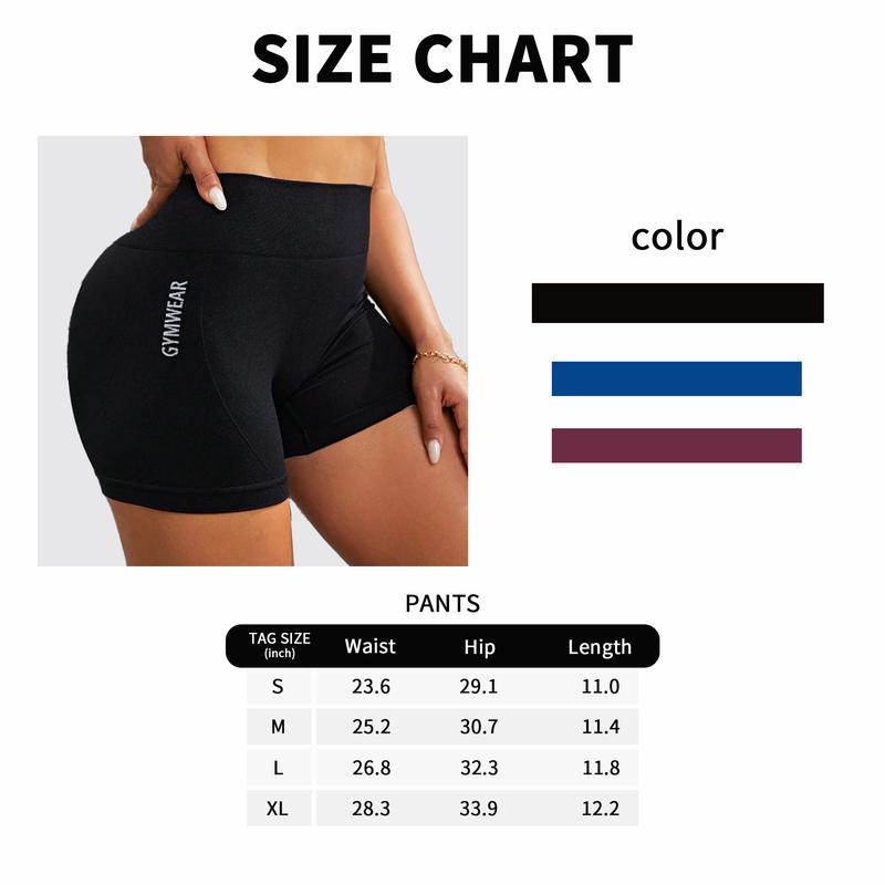 2 Pack High Waist Biker Shorts for Women - High Waist Tummy Control Workout Compression Novelty Shorts for Running Yoga