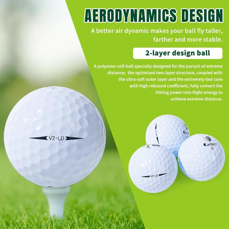 Golf Ball, Professional Tournament-grade Performance Golf Ball, Multi-layer Construction Long Flight Golf Ball, Ultra-soft Touch Golf Ball