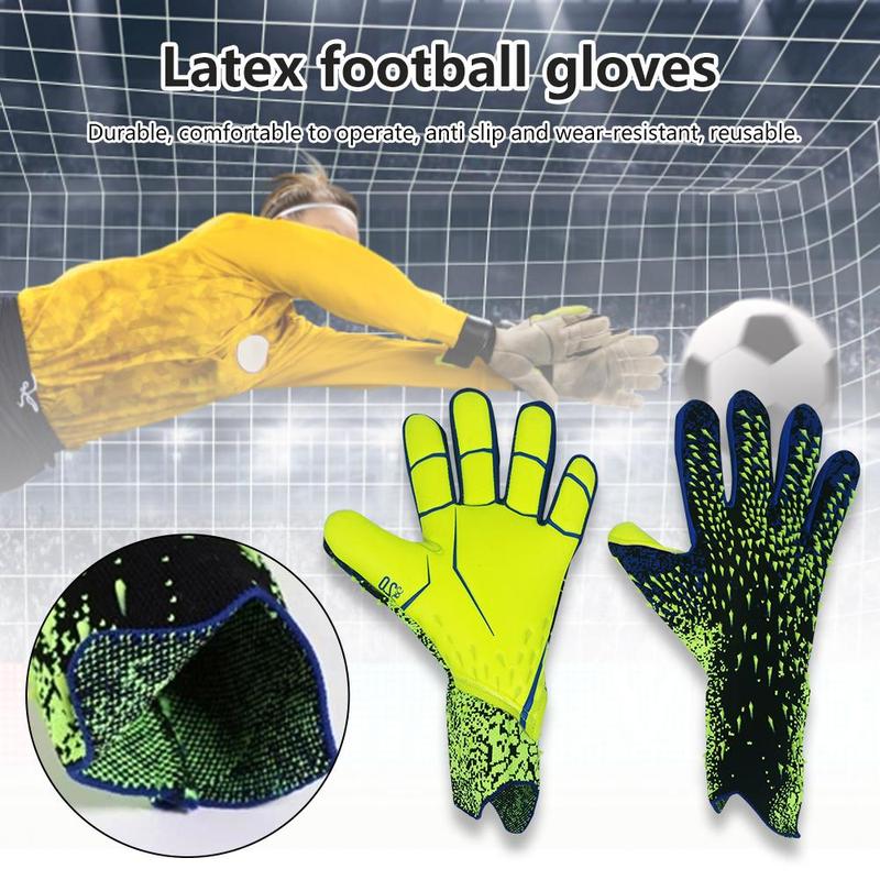 Soccer Goalkeeper Gloves, 1 Pair Professional Soccer Goalkeeper Gloves, Breathable Comfortable Durable Sports Gloves, Sports & Outdoor Accessories, Gym Accessories