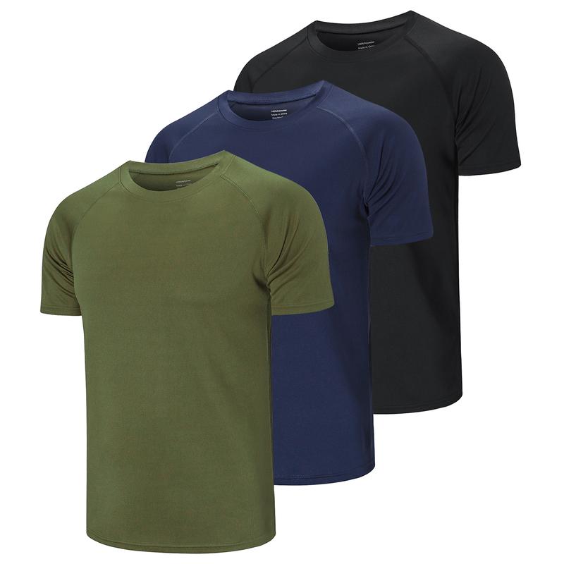 2024 Clearance Men's Round Neck Regular Sleeve Sportswear, Quick Summer Drying T-shirt,  Casual Shirts Gym Wear Activewear Experimental