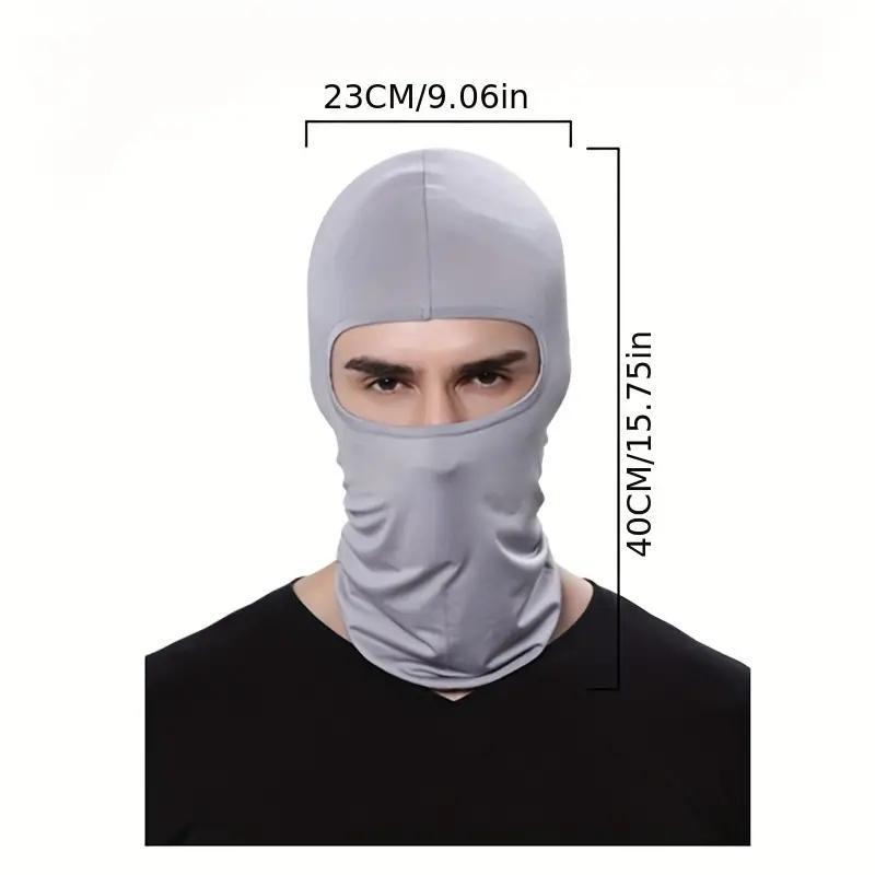 Balaclava Face Mask, UV Protection Lightweight Face Mask, Breathable Solid Color Neck Gaiter for Cycling Climbing & Outdoor, Sports & Outdoor Accessories, Christmas Gift