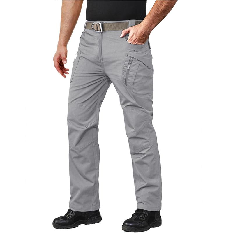 MAGCOMSEN Men's Tactical Pants with 9 Pockets Rip-Stop Lightweight Work Hiking Pants