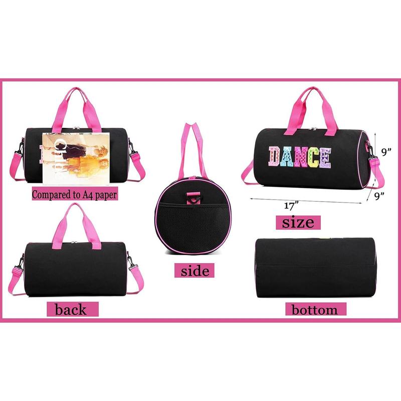 Dance Duffle Bag for , Toy Storage Bag,Weekend Bag,Overnight Bag,Gymnastics bag 17