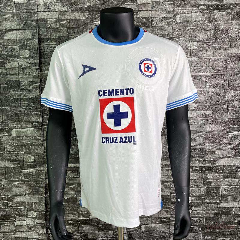 24 25 Cruz Azul away jersey Thai soccer jersey training jersey sports casual