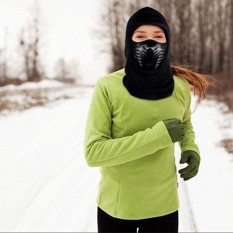 Balaclava Ski Full Face Mask Windproof Fleece Neck Warm for Winter Cold Weather