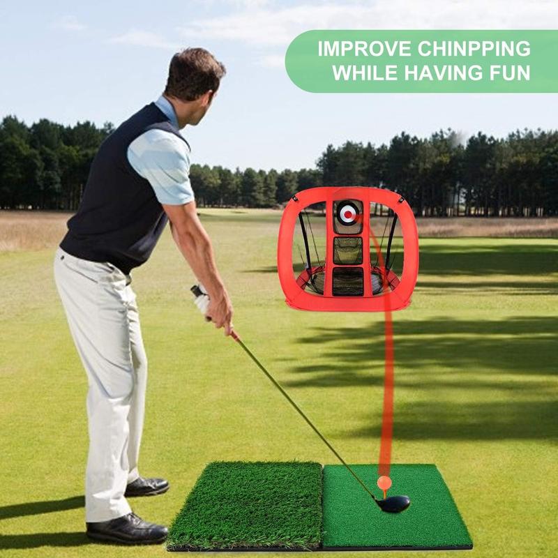 Pop Up Golf Chipping Net - Indoor Outdoor Golfing Target Accessories for Backyard Accuracy and Swing Practice -  Gifts for Men, Dad, Husband, Women, , Golfers