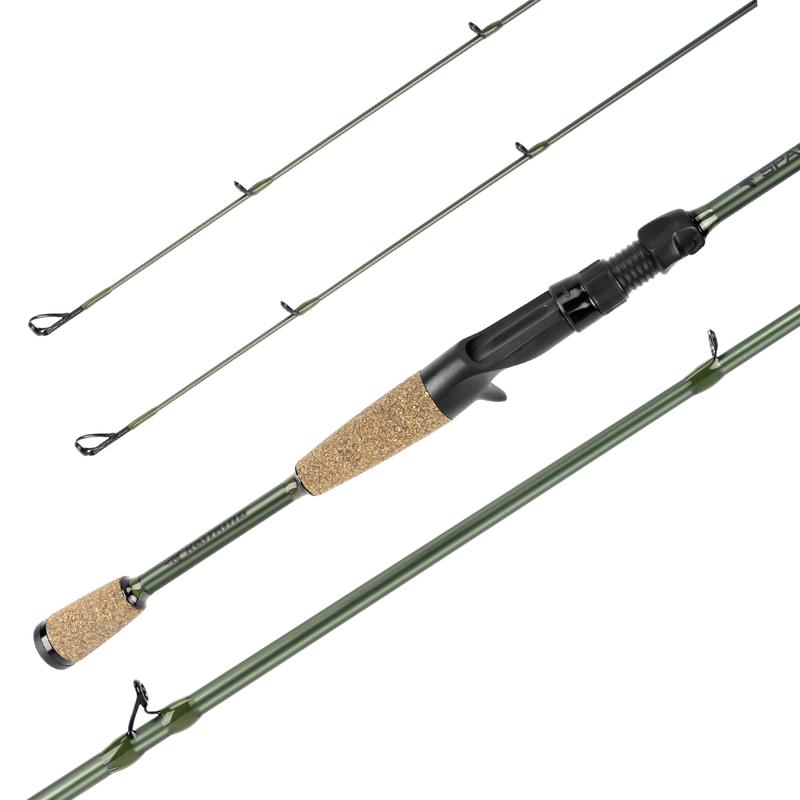 KastKing Spartacus II Fishing Rods - IM6 Graphite Blanks Casting & Spinning Rods, Rods with Extra Tip Section, PTS Power Transition System, KastFlex Technology, Rubber Cork Handle