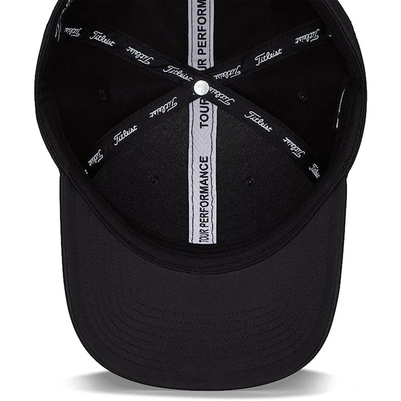 Titleist Tour Performance Golf Hat - Black White