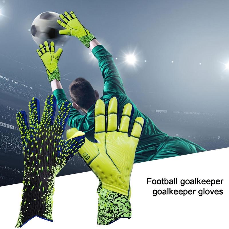 Soccer Goalkeeper Gloves, 1 Pair Professional Soccer Goalkeeper Gloves, Breathable Comfortable Durable Sports Gloves, Sports & Outdoor Accessories, Gym Accessories