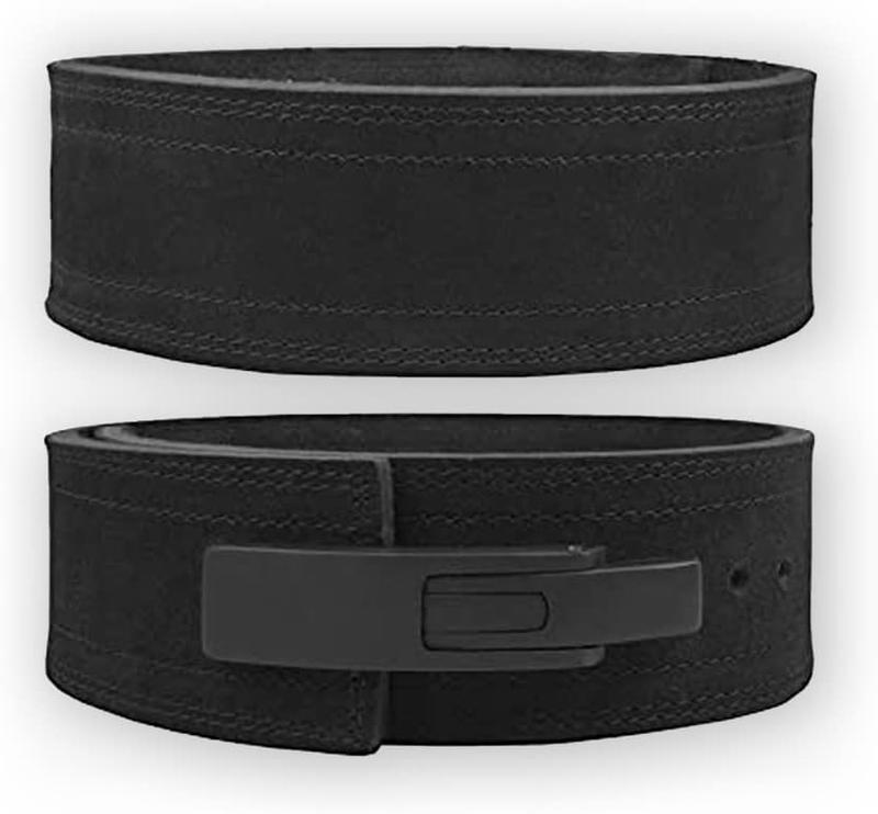 Weightlifting Belt for Men and Women, Black 10mm Thick, 4-Inch Wide Lever Belt for Safely Increasing Weight and Lifting Power for Deadlifts, Squats, and Other Workouts