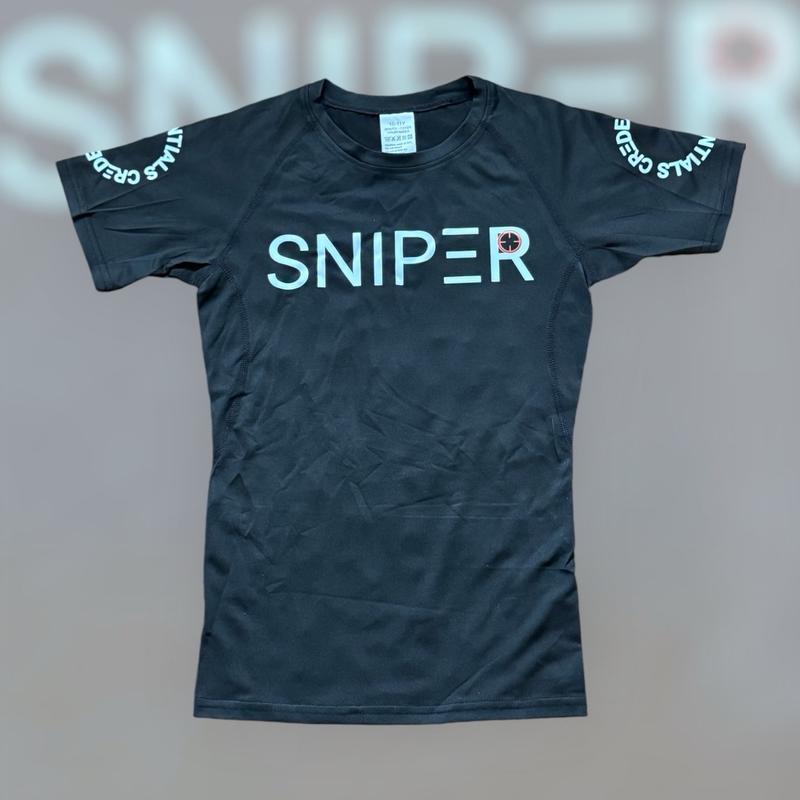 Authentic CRE “SNIPER” Compression Shirt sports clothing compression tee baggy compression shirt