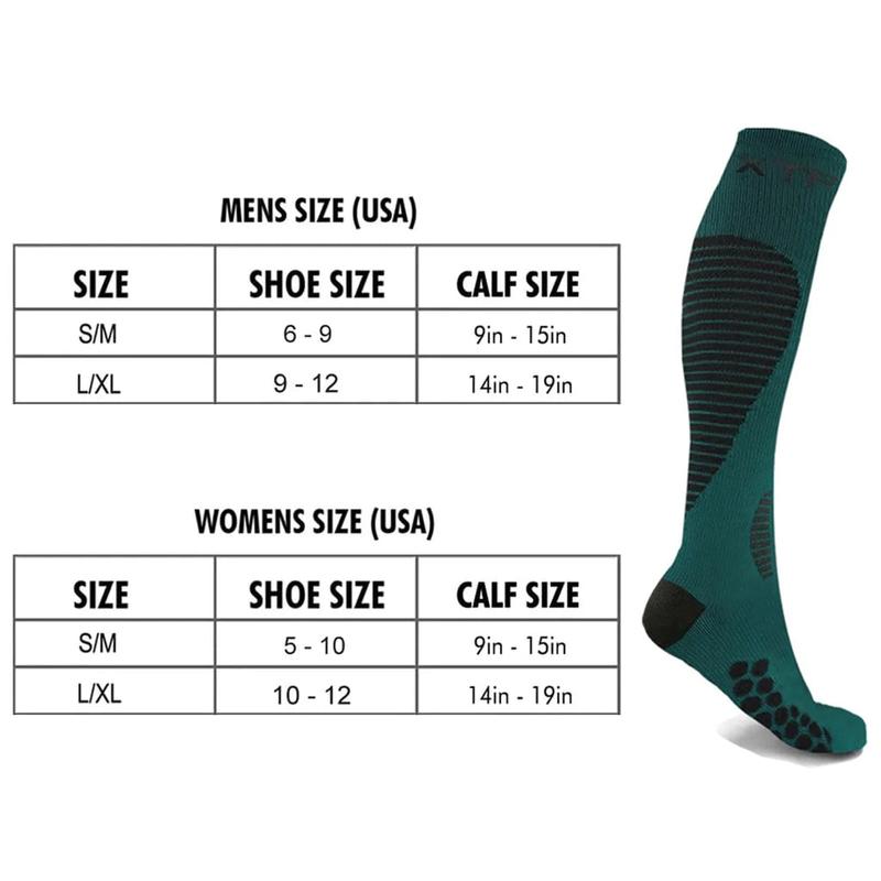 Extreme Fit Targeted Collection Work Socks (6-Pairs) - 15-20mmHg Compression & Breathable Comfort